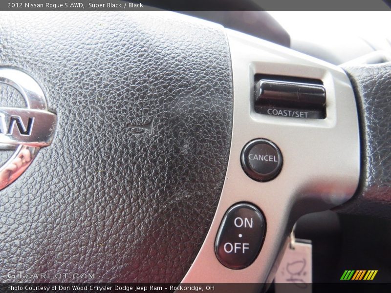 Super Black / Black 2012 Nissan Rogue S AWD