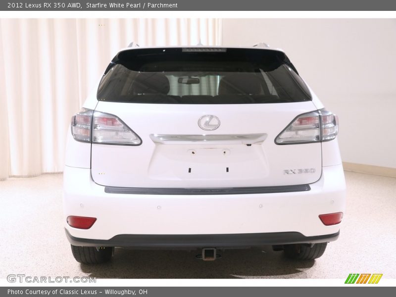 Starfire White Pearl / Parchment 2012 Lexus RX 350 AWD