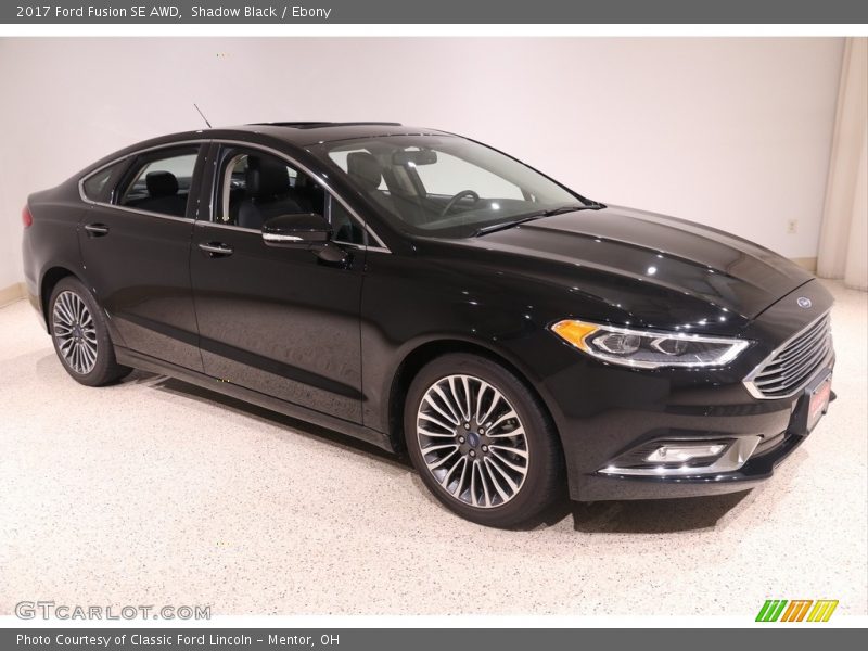 Shadow Black / Ebony 2017 Ford Fusion SE AWD