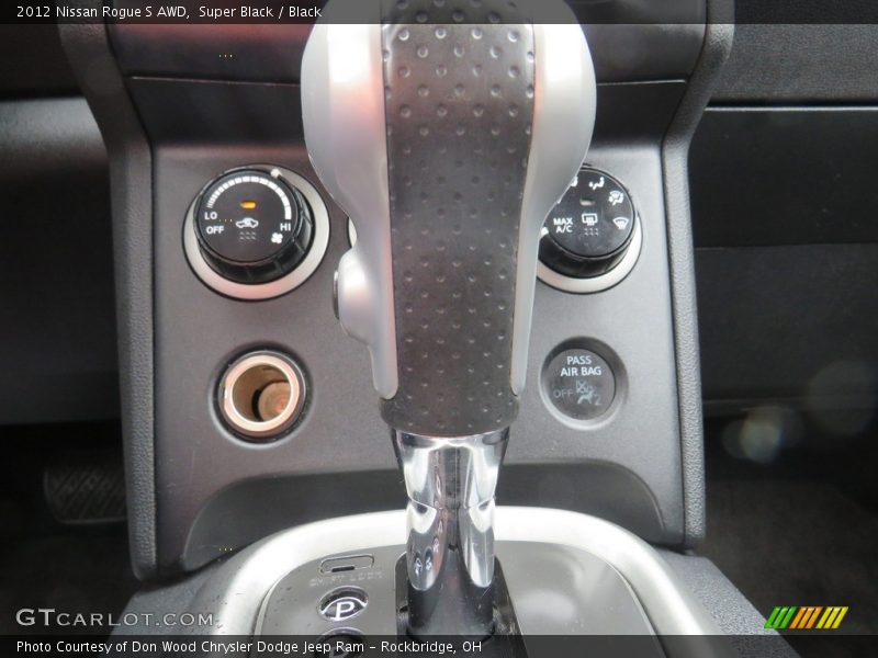 Super Black / Black 2012 Nissan Rogue S AWD