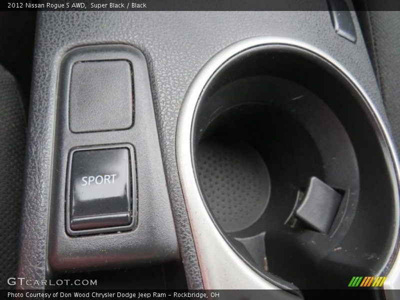Super Black / Black 2012 Nissan Rogue S AWD
