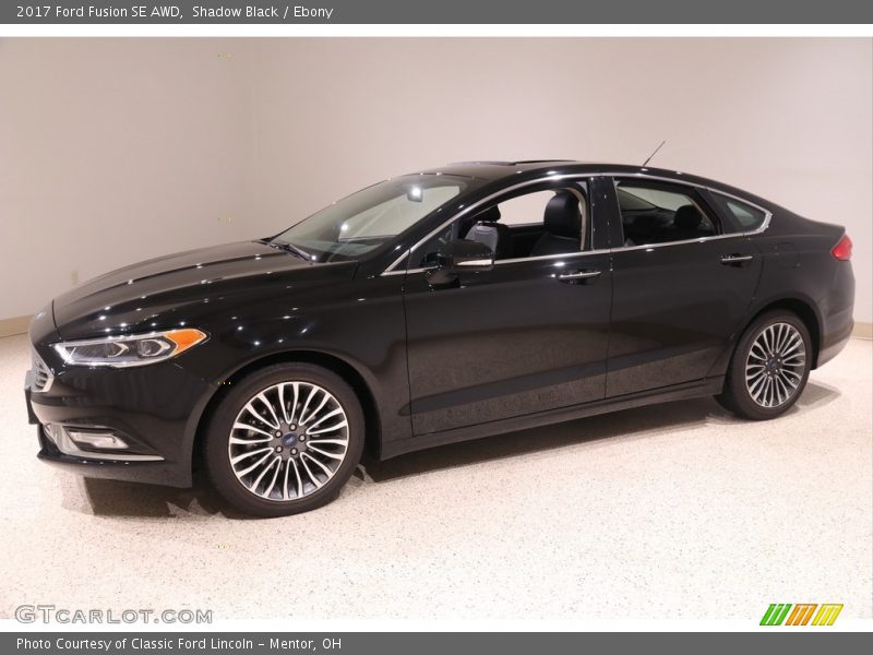 Shadow Black / Ebony 2017 Ford Fusion SE AWD