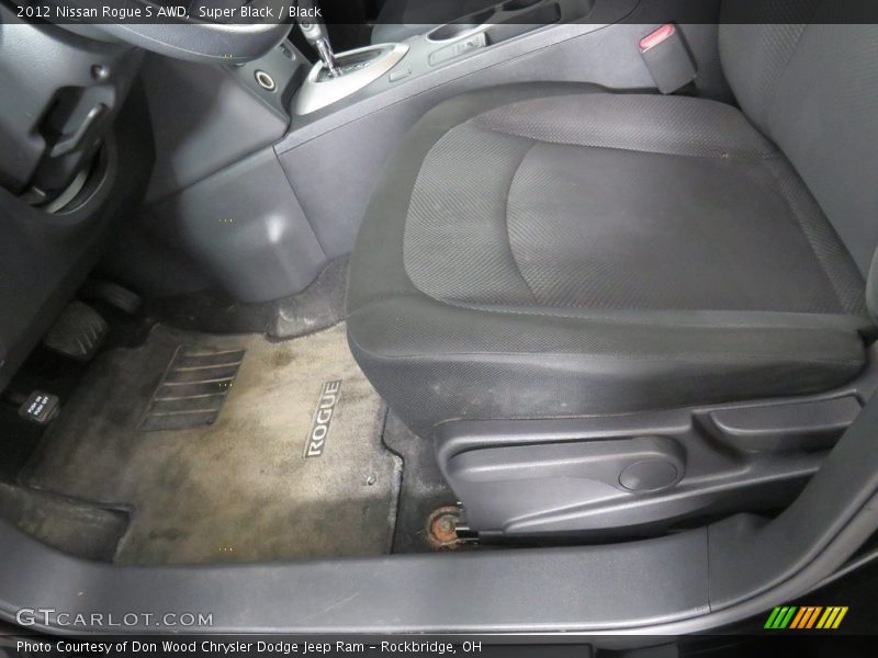 Super Black / Black 2012 Nissan Rogue S AWD
