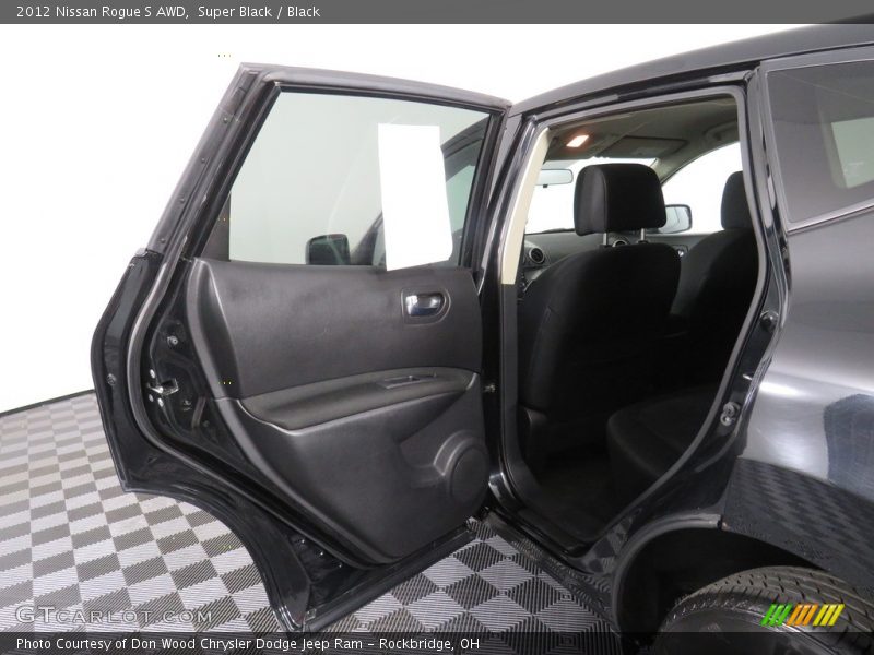 Super Black / Black 2012 Nissan Rogue S AWD