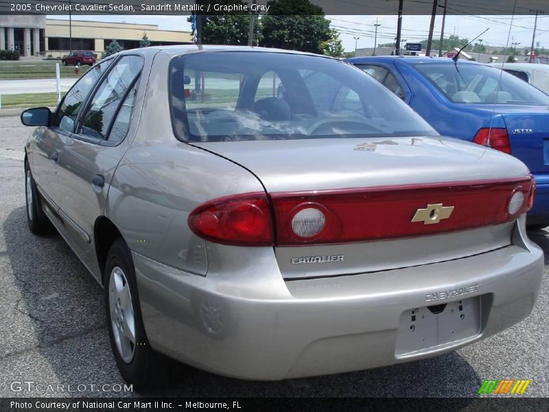 Sandrift Metallic / Graphite Gray 2005 Chevrolet Cavalier Sedan