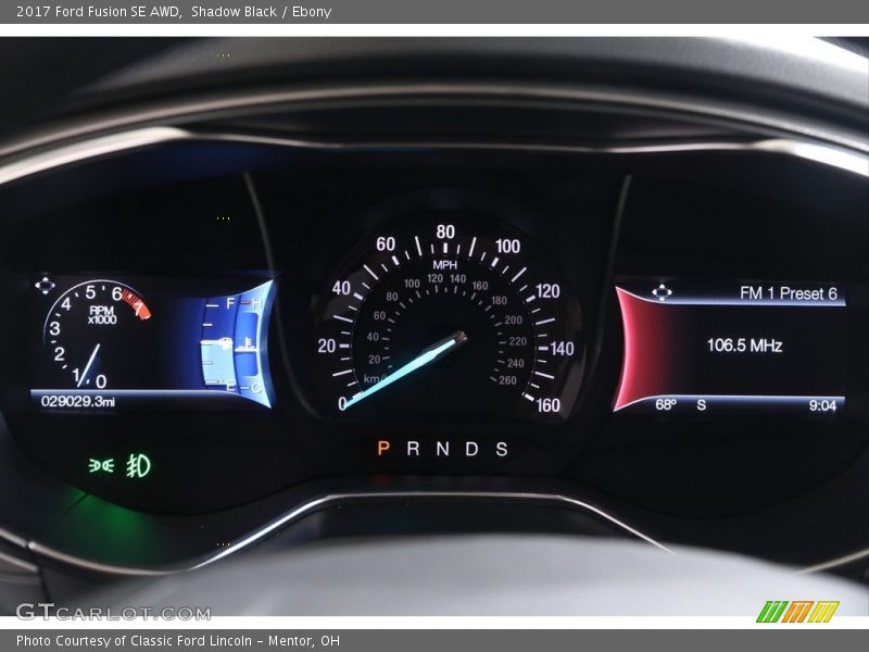 Shadow Black / Ebony 2017 Ford Fusion SE AWD