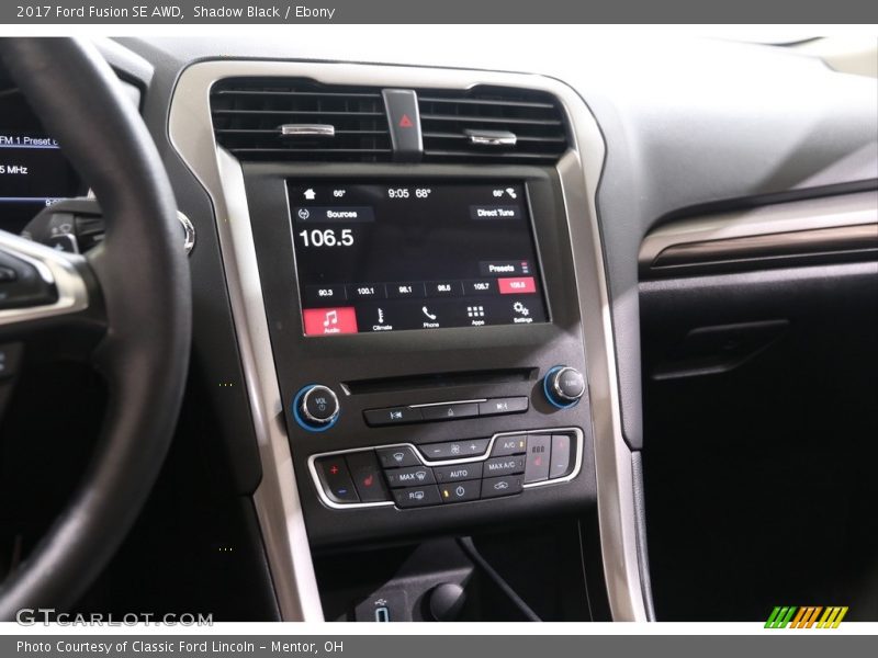 Shadow Black / Ebony 2017 Ford Fusion SE AWD