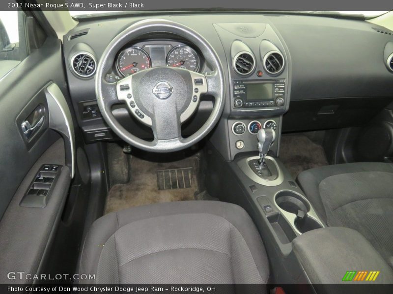 Super Black / Black 2012 Nissan Rogue S AWD