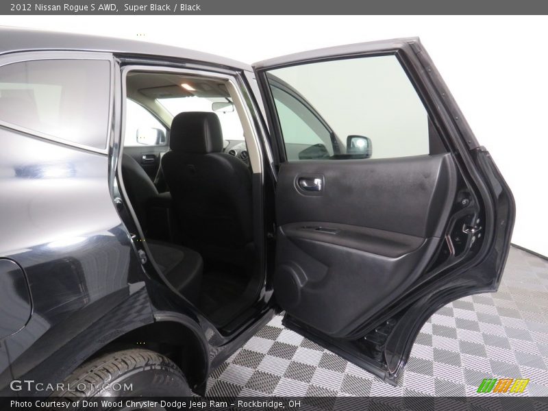 Super Black / Black 2012 Nissan Rogue S AWD