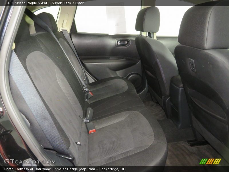 Super Black / Black 2012 Nissan Rogue S AWD