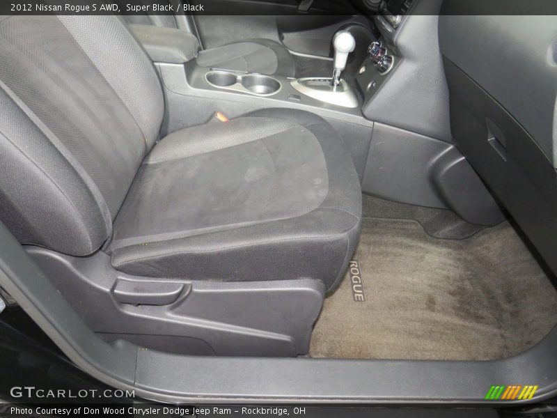 Super Black / Black 2012 Nissan Rogue S AWD