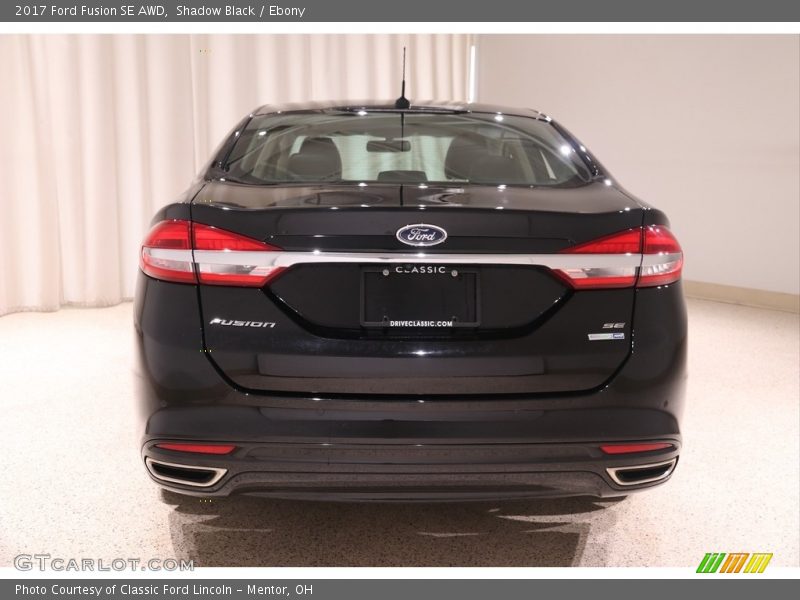 Shadow Black / Ebony 2017 Ford Fusion SE AWD