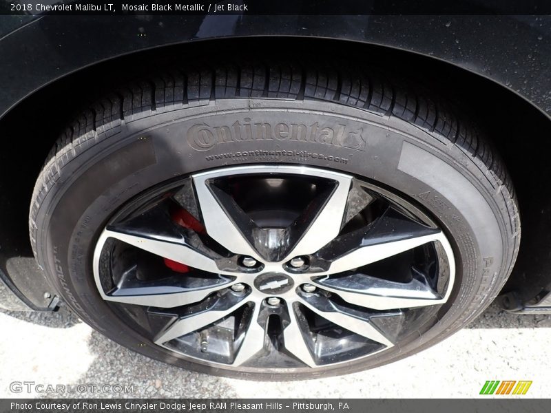 Mosaic Black Metallic / Jet Black 2018 Chevrolet Malibu LT
