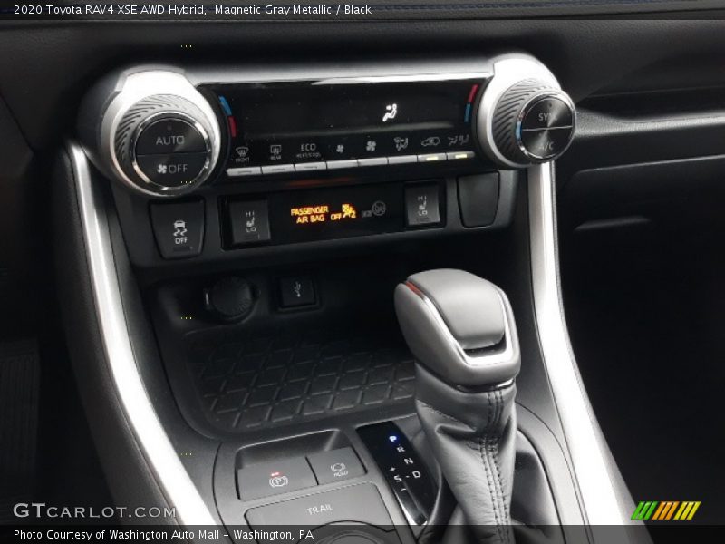 Controls of 2020 RAV4 XSE AWD Hybrid