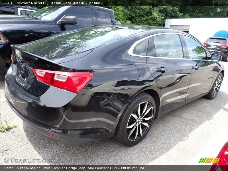 Mosaic Black Metallic / Jet Black 2018 Chevrolet Malibu LT