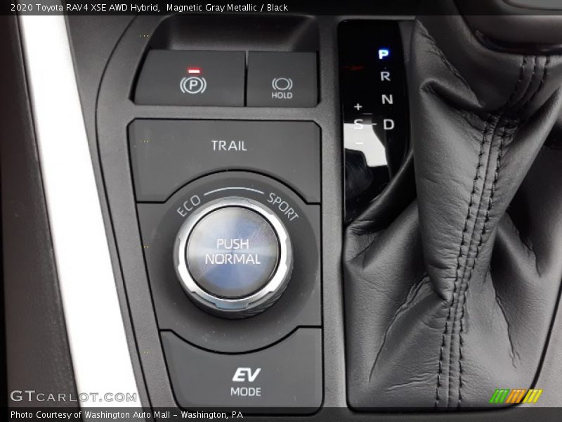 Controls of 2020 RAV4 XSE AWD Hybrid