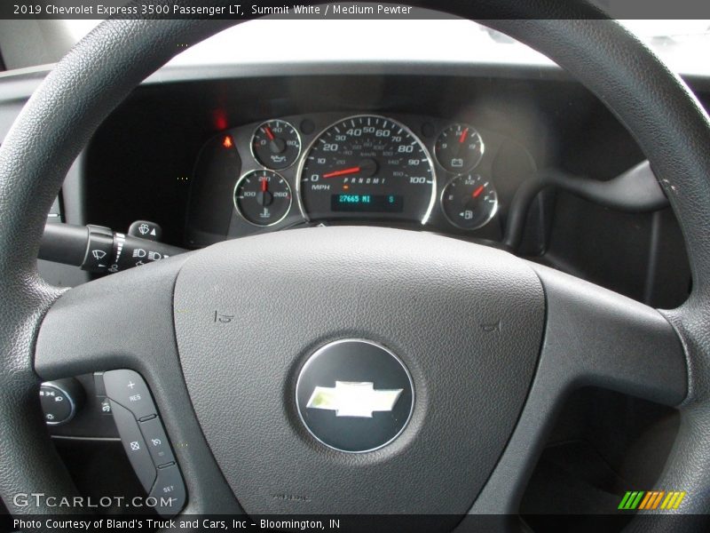 Summit White / Medium Pewter 2019 Chevrolet Express 3500 Passenger LT