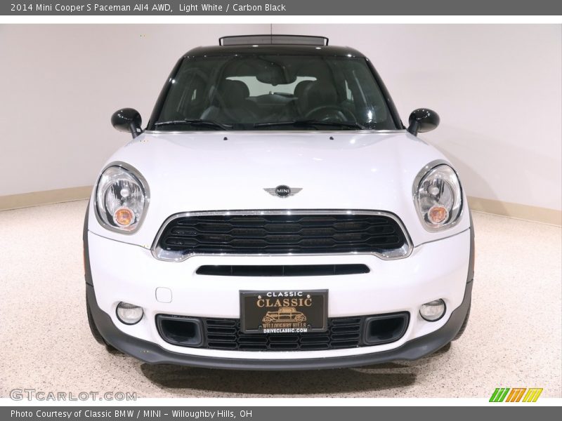 Light White / Carbon Black 2014 Mini Cooper S Paceman All4 AWD