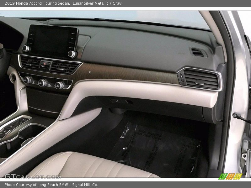 Lunar Silver Metallic / Gray 2019 Honda Accord Touring Sedan