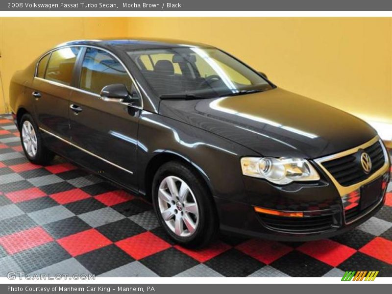 Mocha Brown / Black 2008 Volkswagen Passat Turbo Sedan