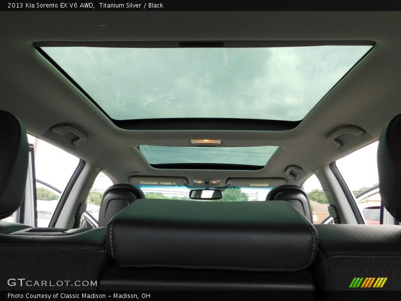 Sunroof of 2013 Sorento EX V6 AWD