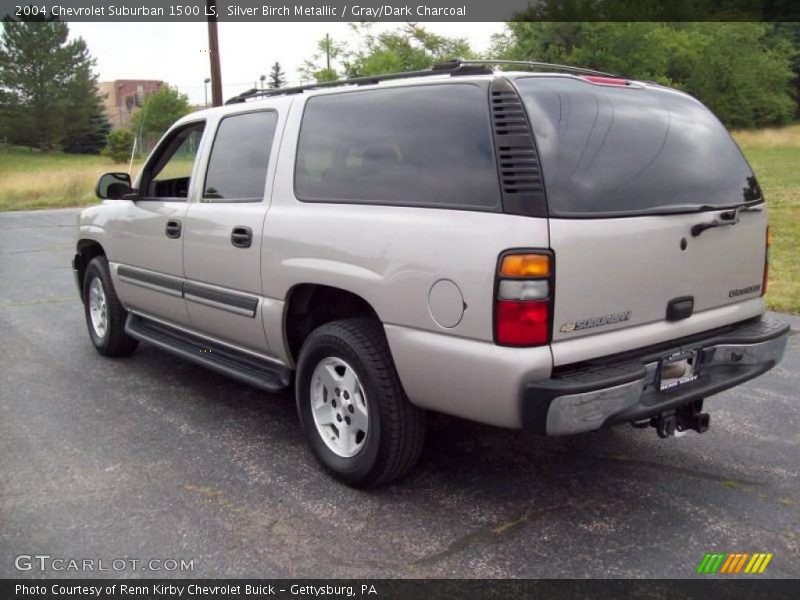 Silver Birch Metallic / Gray/Dark Charcoal 2004 Chevrolet Suburban 1500 LS