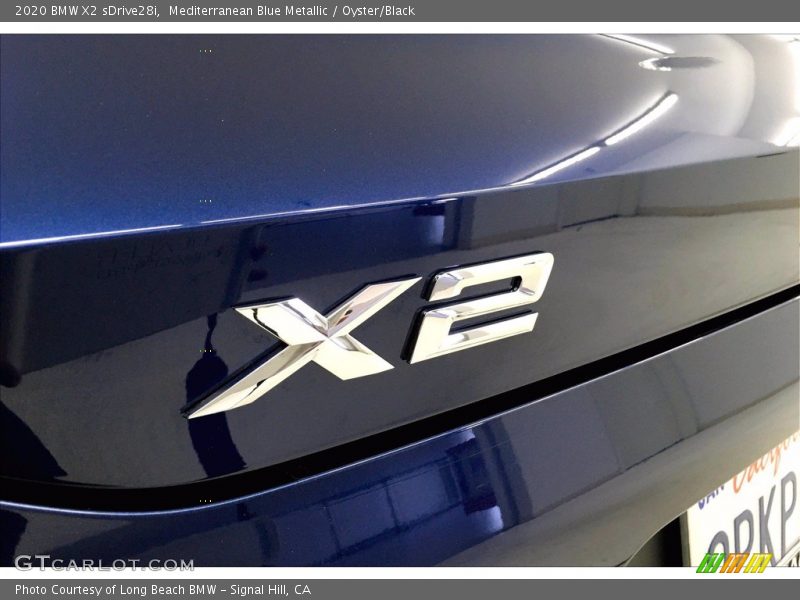 Mediterranean Blue Metallic / Oyster/Black 2020 BMW X2 sDrive28i