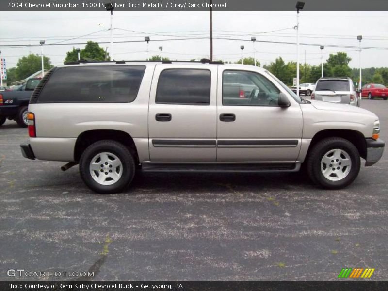 Silver Birch Metallic / Gray/Dark Charcoal 2004 Chevrolet Suburban 1500 LS