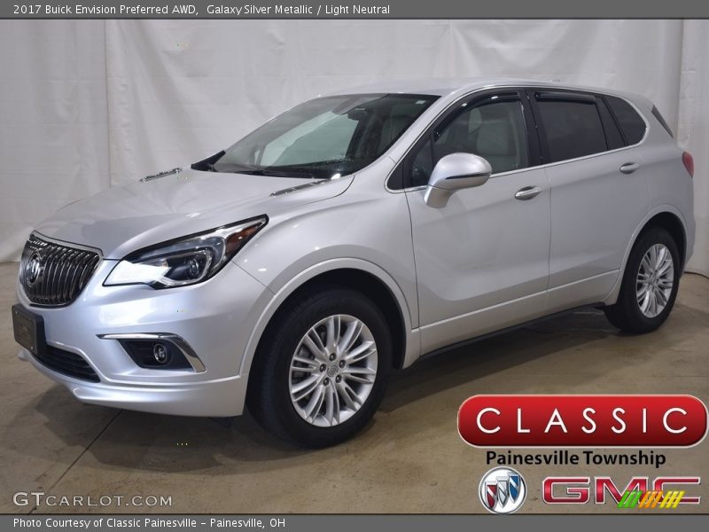 Galaxy Silver Metallic / Light Neutral 2017 Buick Envision Preferred AWD