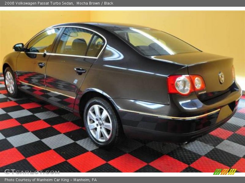 Mocha Brown / Black 2008 Volkswagen Passat Turbo Sedan