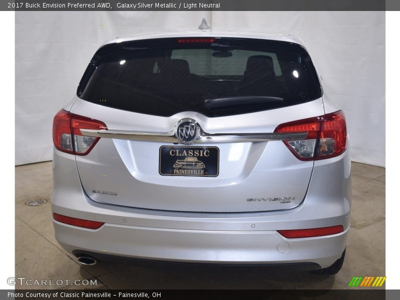 Galaxy Silver Metallic / Light Neutral 2017 Buick Envision Preferred AWD