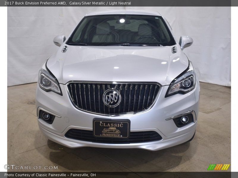 Galaxy Silver Metallic / Light Neutral 2017 Buick Envision Preferred AWD