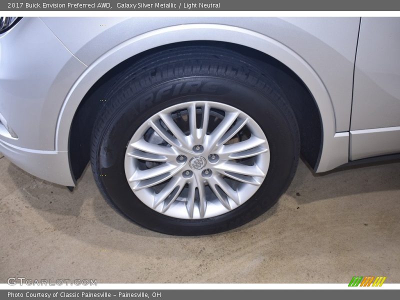 Galaxy Silver Metallic / Light Neutral 2017 Buick Envision Preferred AWD