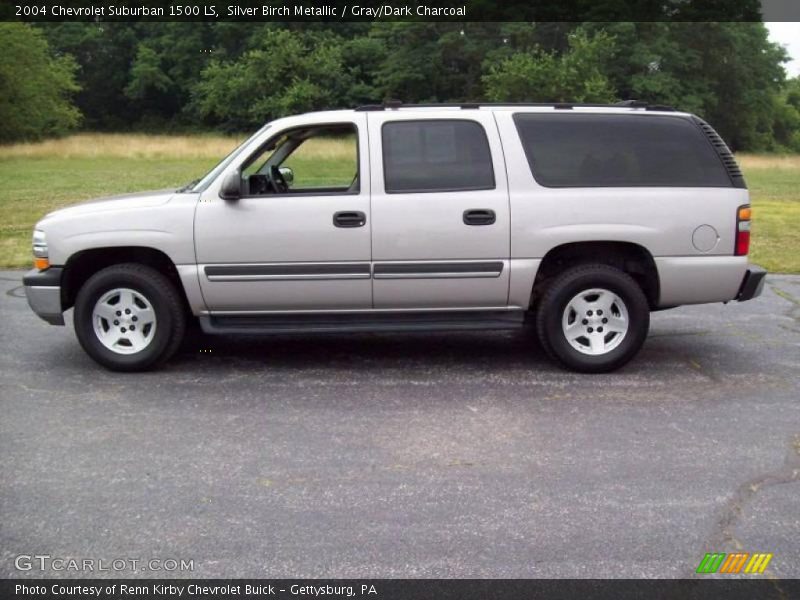 Silver Birch Metallic / Gray/Dark Charcoal 2004 Chevrolet Suburban 1500 LS