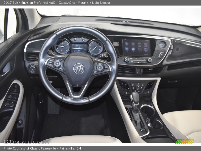 Galaxy Silver Metallic / Light Neutral 2017 Buick Envision Preferred AWD