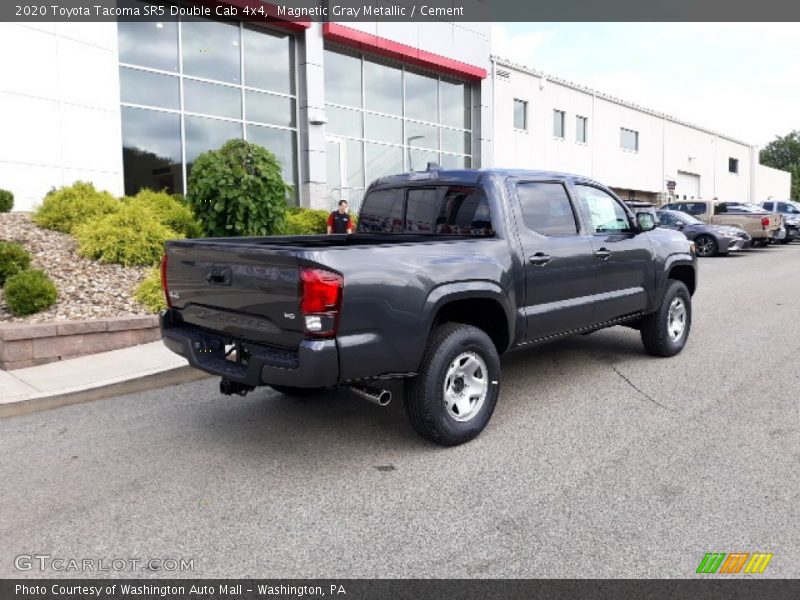 Magnetic Gray Metallic / Cement 2020 Toyota Tacoma SR5 Double Cab 4x4