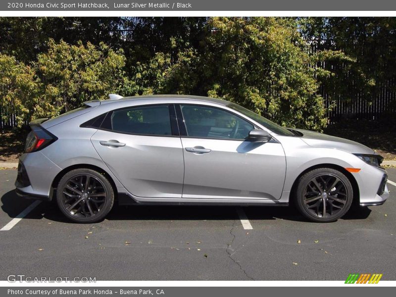 Lunar Silver Metallic / Black 2020 Honda Civic Sport Hatchback