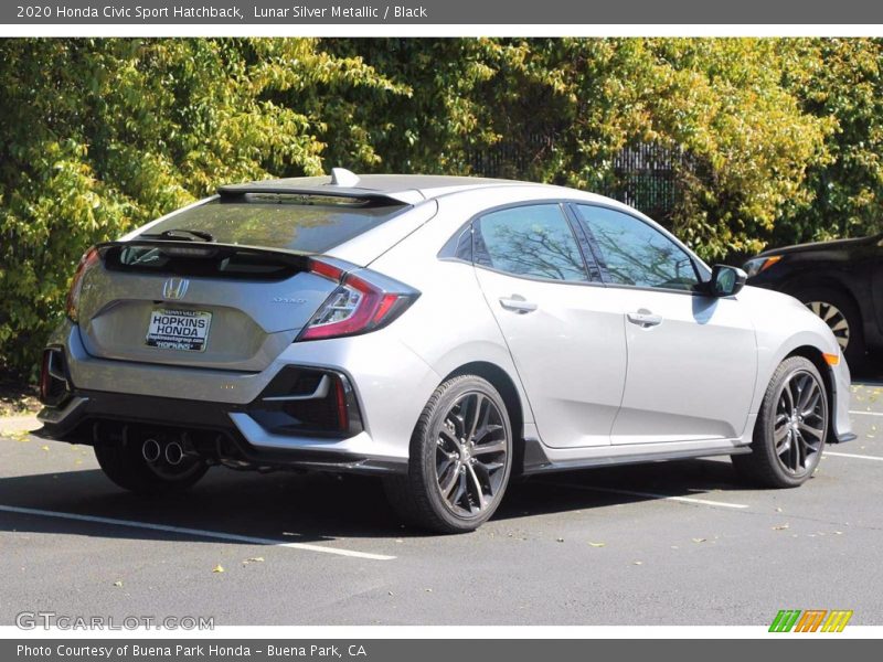 Lunar Silver Metallic / Black 2020 Honda Civic Sport Hatchback