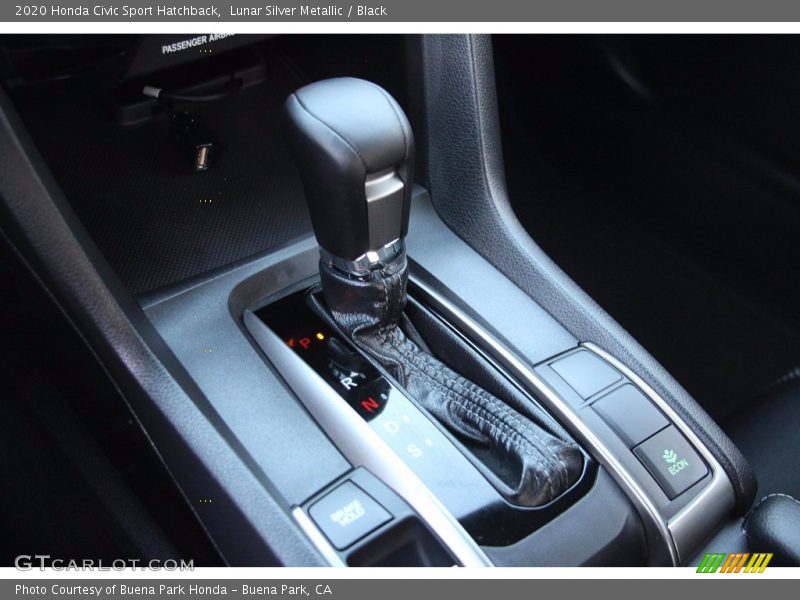 Lunar Silver Metallic / Black 2020 Honda Civic Sport Hatchback