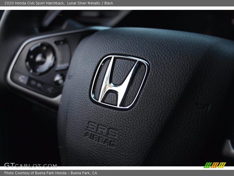 Lunar Silver Metallic / Black 2020 Honda Civic Sport Hatchback