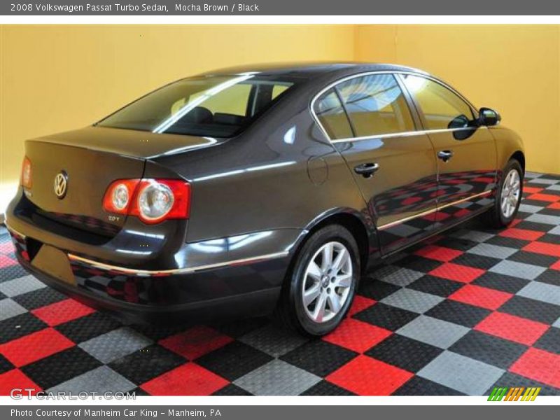 Mocha Brown / Black 2008 Volkswagen Passat Turbo Sedan