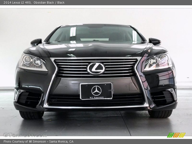 Obsidian Black / Black 2014 Lexus LS 460