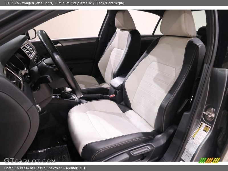 Front Seat of 2017 Jetta Sport
