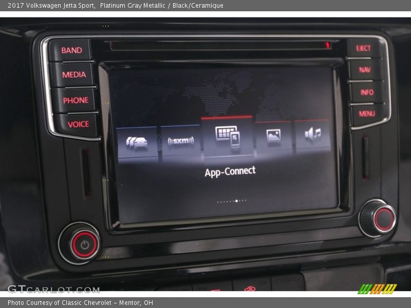 Platinum Gray Metallic / Black/Ceramique 2017 Volkswagen Jetta Sport