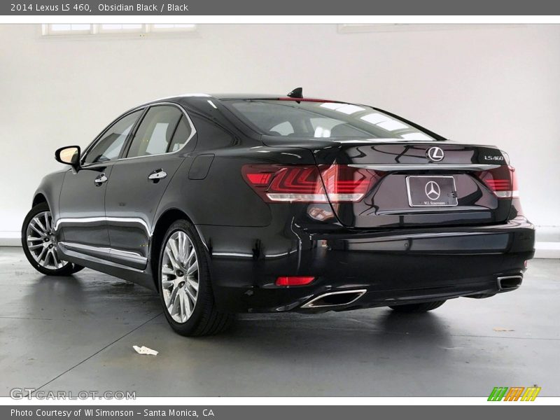 Obsidian Black / Black 2014 Lexus LS 460