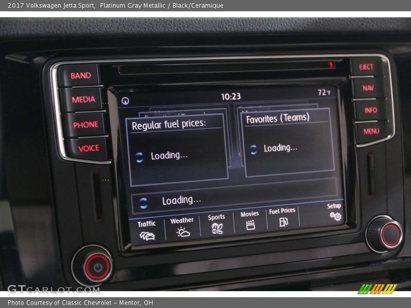 Controls of 2017 Jetta Sport