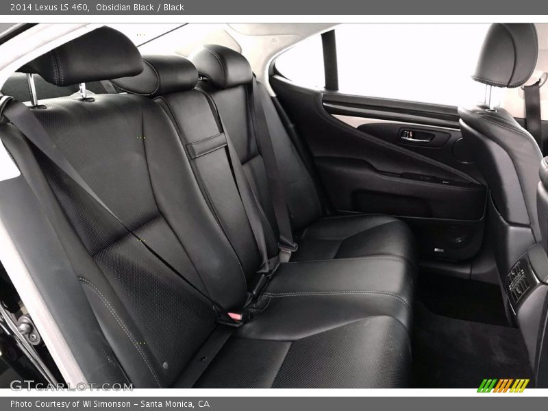 Rear Seat of 2014 LS 460