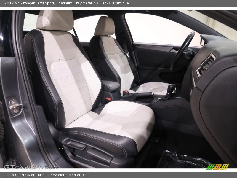 Front Seat of 2017 Jetta Sport