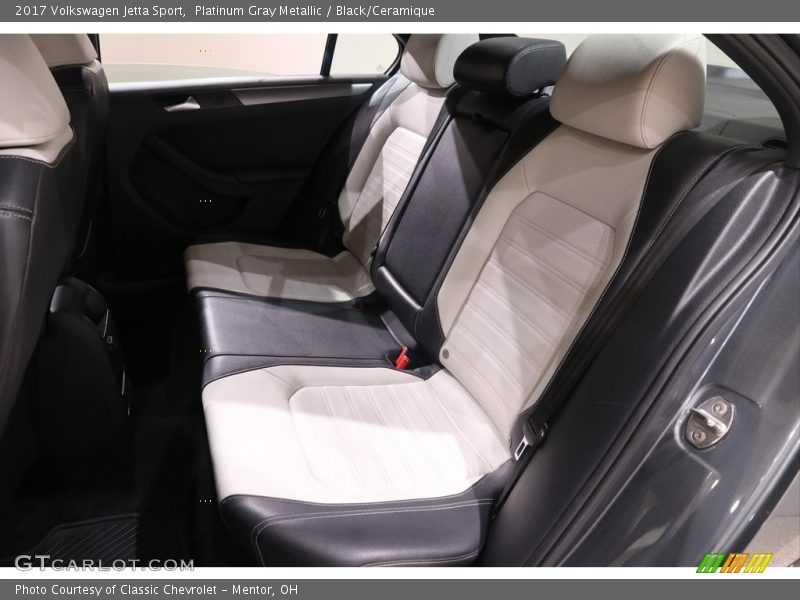 Platinum Gray Metallic / Black/Ceramique 2017 Volkswagen Jetta Sport