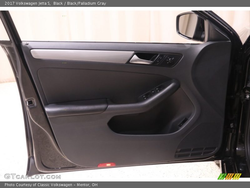 Black / Black/Palladium Gray 2017 Volkswagen Jetta S
